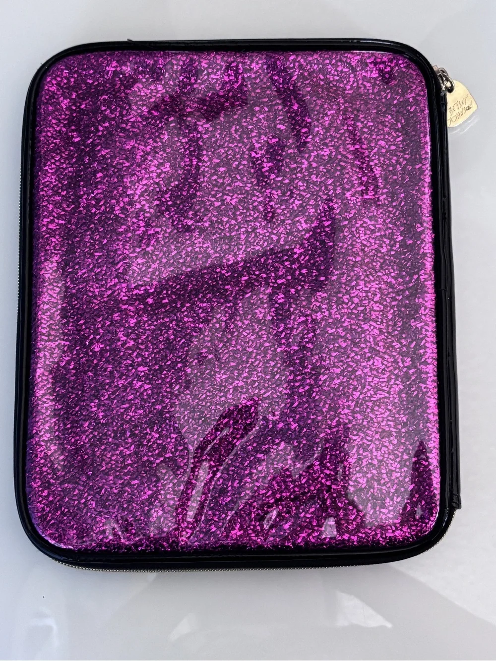 Betsey Johnson Glitter iPad Sleeve/Case – Pink